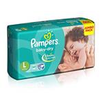 PAMPERS BABY DRY L(9-14 KG) 60 DIAPERS
